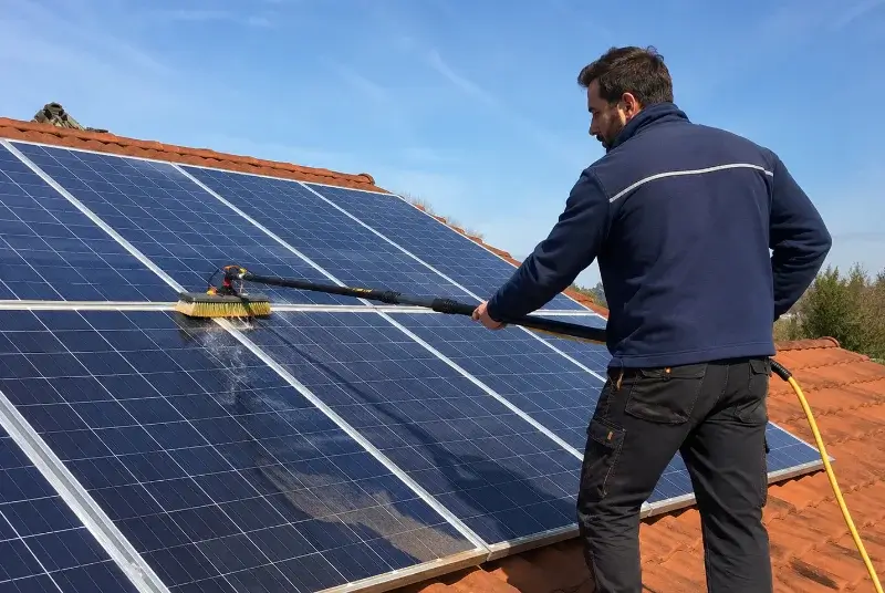 Nettoyage et entretien de panneaux solaires à Albine