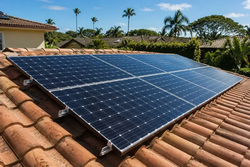 Installation de panneaux solaires à Albine